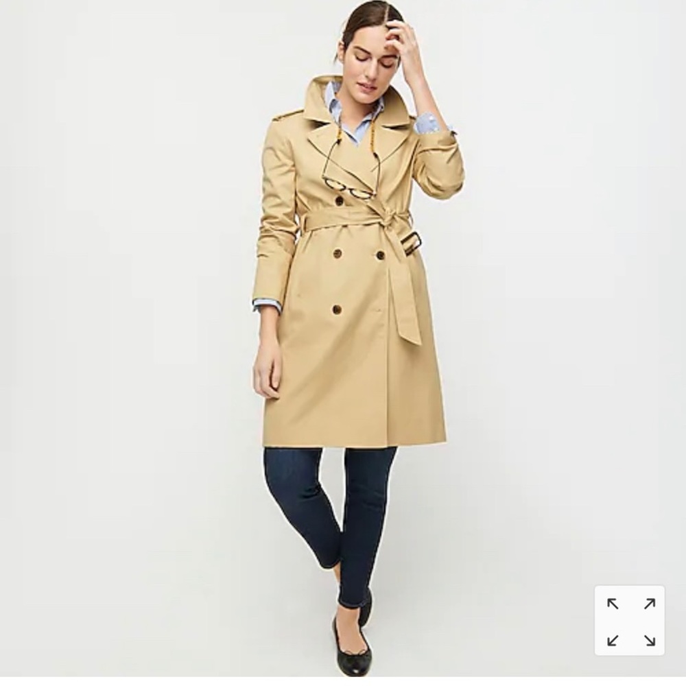 NWT J Crew Sz 8 Icon Trench Coat